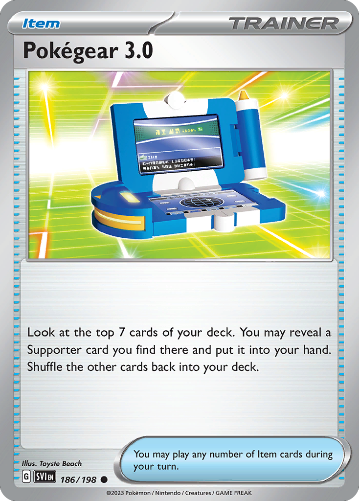 Scarlet & Violet Pokégear 3 #186/198